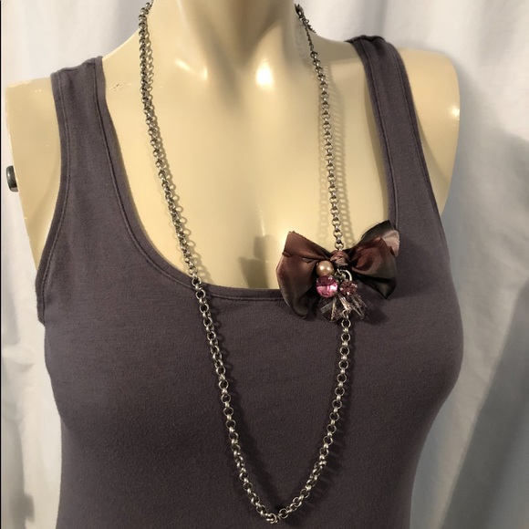 LOFT Jewelry - Ann Taylor Loft Rhinestone Bow Necklaces